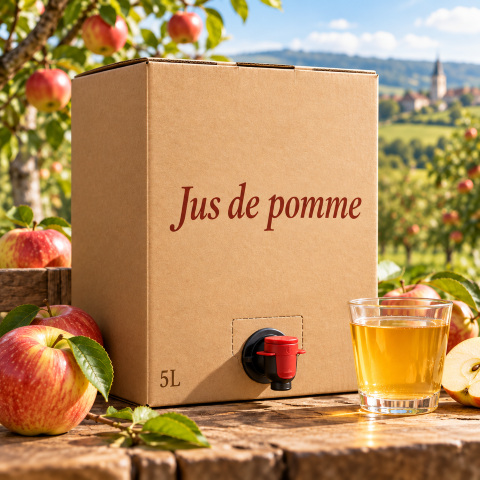 Jus de pomme – Cubi de 5 L